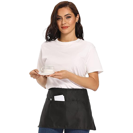 ORA WAIST APRON FOR MEN & WOMEN | HALF APRON WITH 2 POCKETS